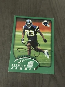 2002 Topps #312 QUENTIN JAMMER Rookie Card RC Autographed HAND SIGNED Auto - Picture 1 of 2
