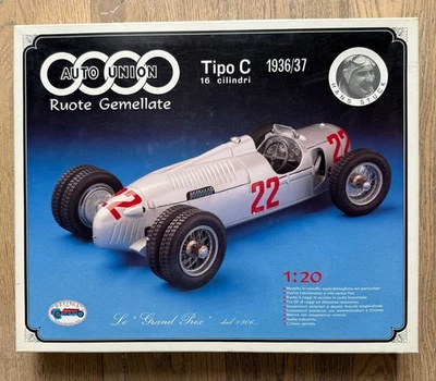 REVIVAL 78102 METAL KIT 1/20 1:20 AUTO UNION Type C 1936-37 RUOTE GEMELLATE ,NEW - Image 1 of 3