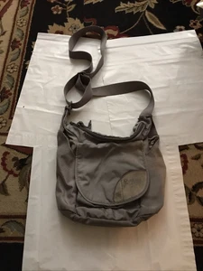 Overland Equipment Crossbody Shoulder Bag Gray Bottle Pockets for Travel - Picture 1 of 3