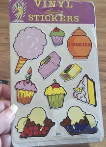 Vintage Stickers,BJ,decal Specialties,SWEET TREATS,loose Plastic,,1 Sht,1 Pk,AG1 - Picture 1 of 6