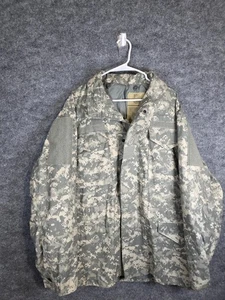 US Army Cold Weather Field Coat Mens Large Long Camo Universal Pattern Golden - Picture 1 of 7