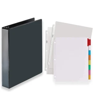 3-Ring Binder, Presentation View Binders - with 20 Top-Loading Poly Clear She... - Picture 1 of 4