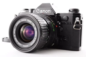 Canon AE-1 Black / Lens New FD 35-70mm f/3.5-4.5 Excellent+5 SLR Y2220 - Picture 1 of 22