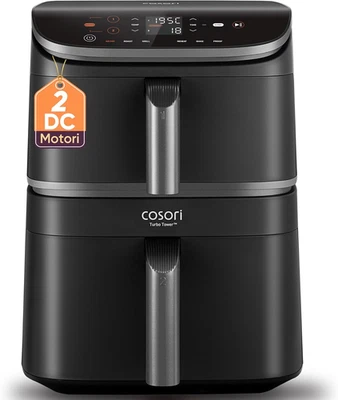 Turbo Tower Friggitrice Ad Aria 10,8L Con Cestelli Verticali, Cottura Salvaspazi - Immagine 1 di 4