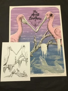 Avett Brothers Poster OG Jacksonville 2016 Williams Miramar Pollock Welker Emek - Bild 1 von 11