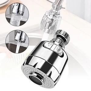 Moveable 360 Rotatable Faucet Kitchen Water Saving Tap Head Filter - Picture 1 of 6