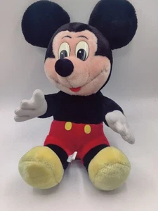 Vintage Mickey Mouse sitzend Plüsch Walt Disney World Disneyland Vintage 16 Zoll - Bild 1 von 6