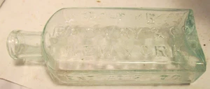 antique open ponteled aqua bottle-R.R.R. Oadway & co New York Act of congress - Picture 1 of 4