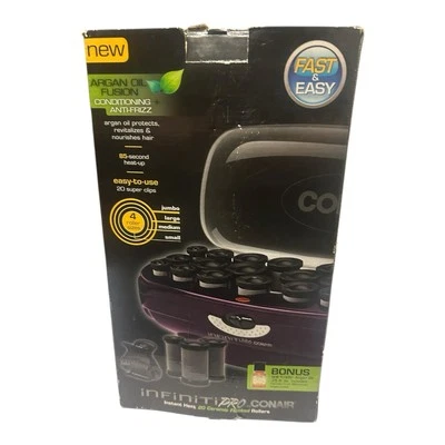 Infiniti Pro от Conair мгновенное нагревание 20 керамических флокированных роликов 20 супер зажимов - Изображение 1 из 4