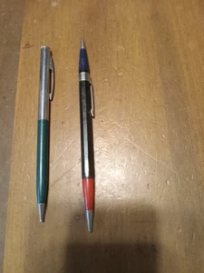 Lápiz mecánico vintage de doble cara Autopoint + lápiz mecánico Sheafer - Imagen 1 de 2