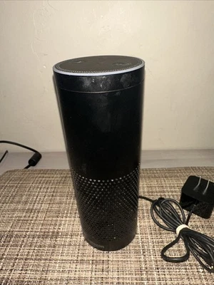 Amazon Echo Plus 1st Gen Smart Speaker Black SK705DI Works Great - Image 1 of 4
