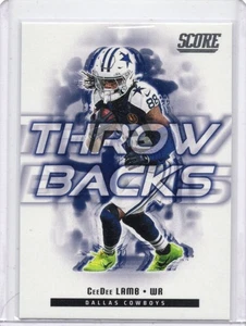2025 Score - Throwbacks CeeDee Lamb #25 Dallas Cowboys - Picture 1 of 2