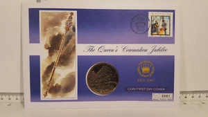 ( Lot 759 ) Mercury PNC BU COIN COVER 2002 Bermuda - Coronation  $1. - Picture 1 of 4
