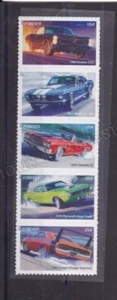 USA SG 5370-5374 MNH MINT STAMP SET STRIP 2013MUSCLE CARS US SC#4747B - Picture 1 of 1