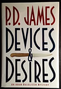 Signed! Devices and Desires by P. D. James (1990 Hardcover) Adam Dalgliesh Myste - Imagen 1 de 10