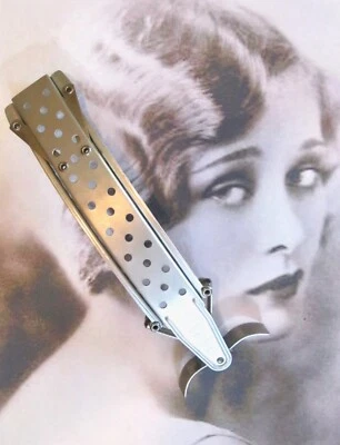 VINTAGE ART DECO FLAPPER HAIR WAVING DEVICE ACCESSORY - RARE MERVIN WAVER CLIP 3 - Image 1 of 4