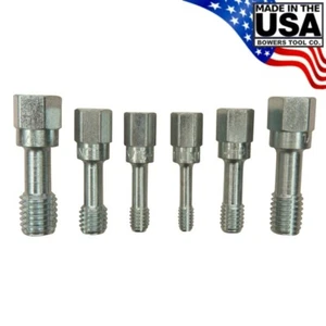 Lang NC SAE Rethreading Tap Set Thread Restore 6pc 1/4"-20 to 9/16"-12 USA Made - Picture 1 of 1