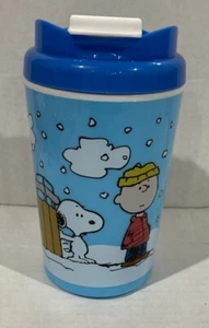 Peanuts - Charlie Brown, Snoopy 12 oz. Vaso de plástico con tapa Zak! Diseños - Imagen 1 de 13