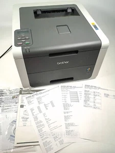 Brother HL-3140CW Color Laser Printer with Toner - LOW Page Count 69 - Picture 1 of 12