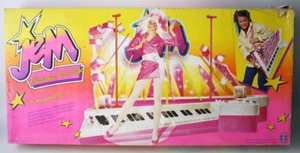 MUY RARO REPRODUCTOR DE CINTAS CASETE VINTAGE 1986 JEM STAR STAGE HASBRO ¡NUEVO! - Imagen 1 de 12