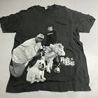 T-shirt homme vintage années 2000 Rob and Big MTV GRIS SS grand tee-shirt