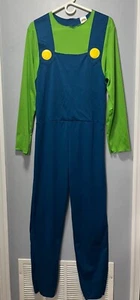 Super Mario Luigi Costume Size Medium (38-40) - Picture 1 of 5