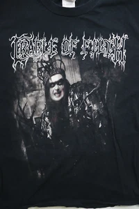 VTG CRADLE OF FILTH DUSK 1990s T SHIRT L RARE - Picture 1 of 6