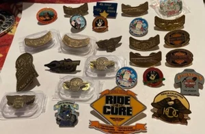 Lot Of 27 Harley Davidson Pins 2015 -2023 New And Used, Pins - Picture 1 of 16