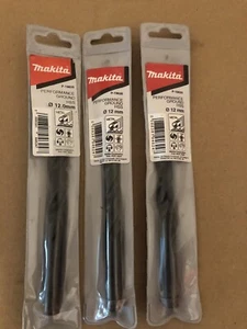 3 x Makita P-19635 HSS 12 x 151 Performance Groundpoint Standard Drill Bit new - Picture 1 of 3