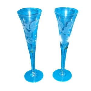 Warner Bros Pepe Le Pew And Penelope "Millennium" Toasting Flutes #384 Of #750 - Picture 1 of 5