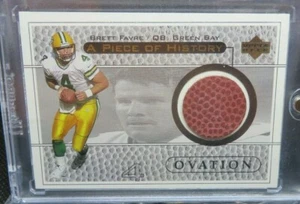 #543 1999 Upper Deck Ovation A Piece Of History BRETT FAVRE Ball #BFH - Picture 1 of 1