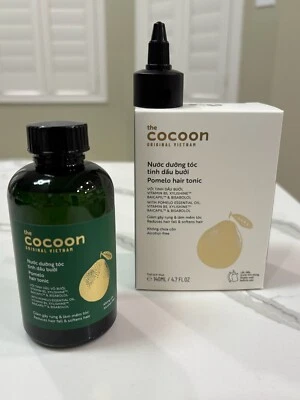 Tónico para el cabello Cocoon Pomelo reduce la pérdida de cabello 140 ml - Nuevo diseño de botella (verde) Foto 1 de 3