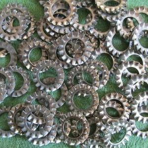 Din 6798 V2A A 10,5 Fächerscheiben 50 Stück außengezahnt M 10 Edelstahl - Bild 1 von 4