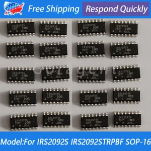 20PCS For IRS2092S IRS2092STRPBF SOP-16 Integrated Circuit IC 16 Pins - Picture 1 of 7