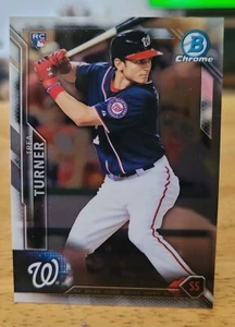 TREA TURNER 2016 Bowman Chrome BASE RC #130 PHILLIES NATIONALS - Picture 1 of 1