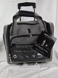 London Fog NEW CASTLE Collection 15" 2-Rad Handgepäckrolle unter dem Sitz Neu - Bild 1 von 8