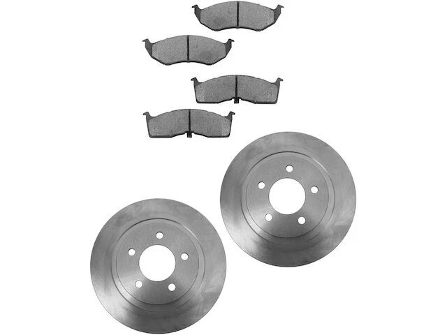 Kit de pastilha de freio e rotor TRQ dianteiro compatível com Dodge Intrepid 1998-2004 82YFQN - Imagem 1 de 1