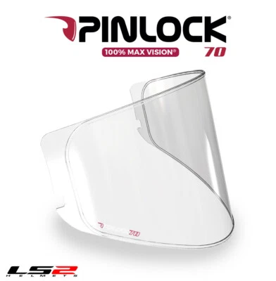 LS2 FF808 STREAM-II PINLOCK MAX VISION DKS521 ANTI FOG BIKE HELMET VISOR INSERT - Image 1 of 4