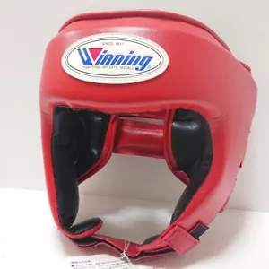Winning Boxing Head Gear Wide View Typ JABFHG Size L Red from Japan New in Stock - Picture 1 of 11