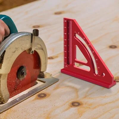 Carpenter Square Scribing Ruler Layout Measuring Tool for Workshop Machinist - Image 1 of 4