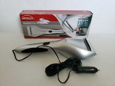 APOLLO PRECISION HEATED ICE SCRAPER..12 VOLT Auto -Open Box- - Image 1 of 4