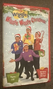 The Wiggles: Wiggly Wiggly Christmas VHS 2000 Clamshell Vintage VTG Merry - Imagen 1 de 4