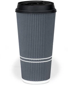 Glowcoast To Go Kaffeetassen mit Deckel - 22 Unzen Einweg-Kaffeetasse mit Deckel... - Bild 1 von 6