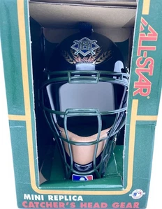 New Vintage Milwaukee Brewers MLB All-Star Mini Authentic Catchers Head Gear - Picture 1 of 6