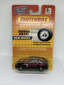 Matchbox MB#40-SIERRA XR4TI-NEGRO-TEXACO-SELLADO EN TARJETA-1990 - Imagen 1 de 6