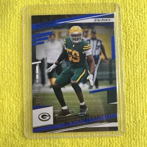 Panini Prestige 2022 - De'Vondre Campbell #110 Xtra Points azul/299 (RC) - Imagen 1 de 2