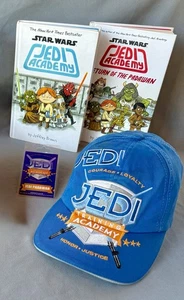 Star Wars JEDI TRAINING ACADEMY Lot. Vintage Disneyland Hat, Jeffrey Brown Books - Picture 1 of 7