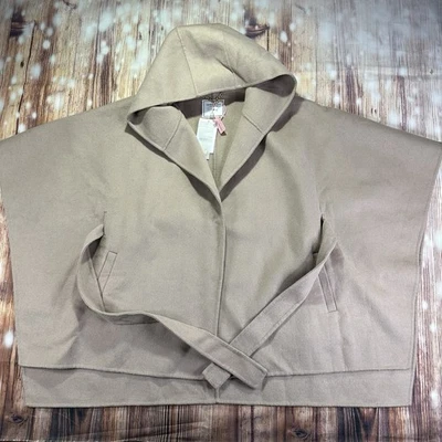 NOVO COM ETIQUETAS CASACO CAPA BELLE & BLOOM JACKSON LANDING LÃ MISTURA - TAMANHO GRÁTIS - Imagem 1 de 4