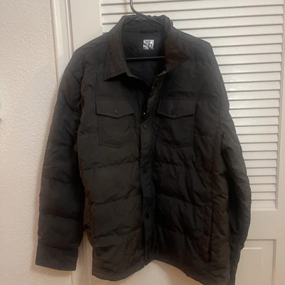 32 Degrees Black Down Puffer Shirt Jacket XXL - Image 1 of 4