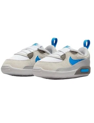 Nike Air Max 90 Zapatillas Cuna Suave Blanco Azul Bebé Talla 2C Foto 1 de 4